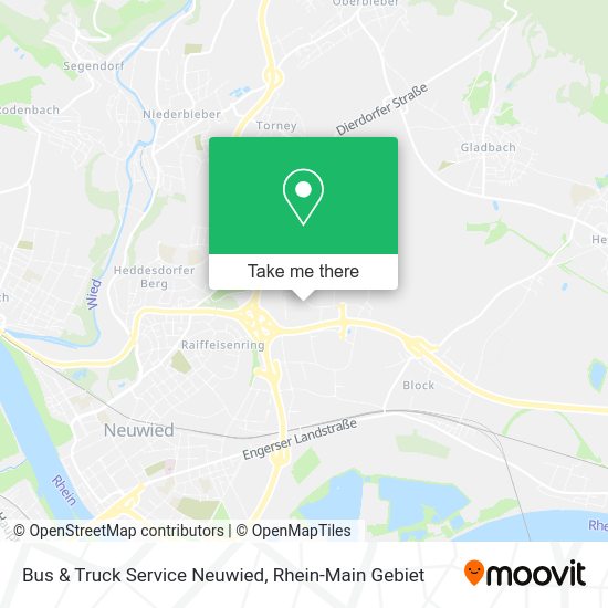 Карта Bus & Truck Service Neuwied