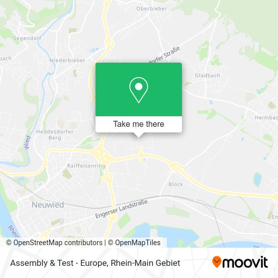 Карта Assembly & Test - Europe