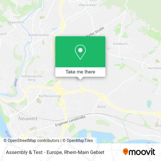 Карта Assembly & Test - Europe