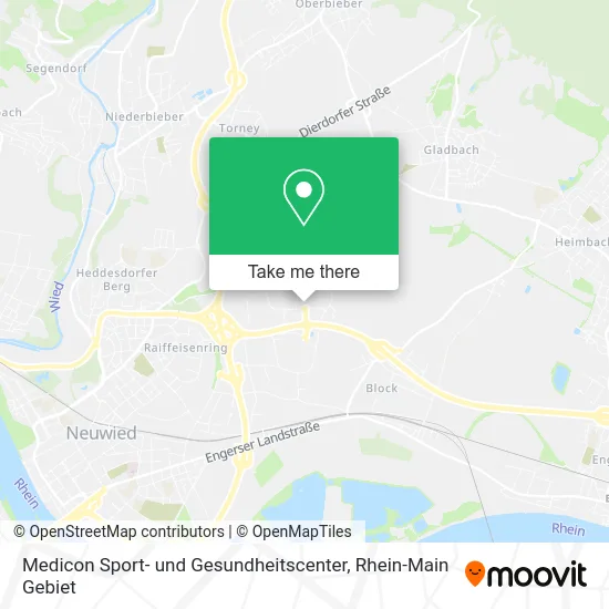 Карта Medicon Sport- und Gesundheitscenter