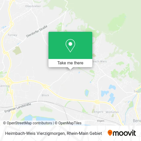 Карта Heimbach-Weis Vierzigmorgen