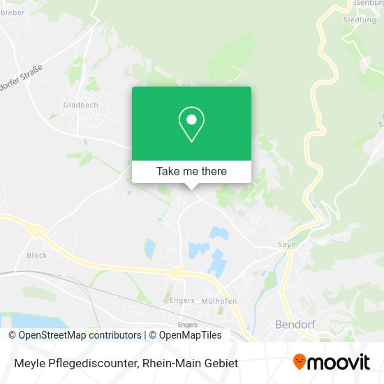 Карта Meyle Pflegediscounter