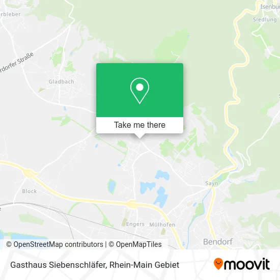 Карта Gasthaus Siebenschläfer