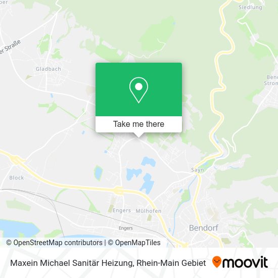 Карта Maxein Michael Sanitär Heizung