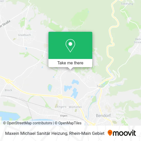 Карта Maxein Michael Sanitär Heizung