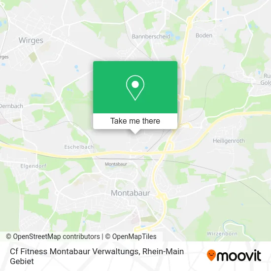 Карта Cf Fitness Montabaur Verwaltungs