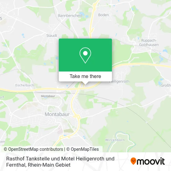 Карта Rasthof Tankstelle und Motel Heiligenroth und Fernthal