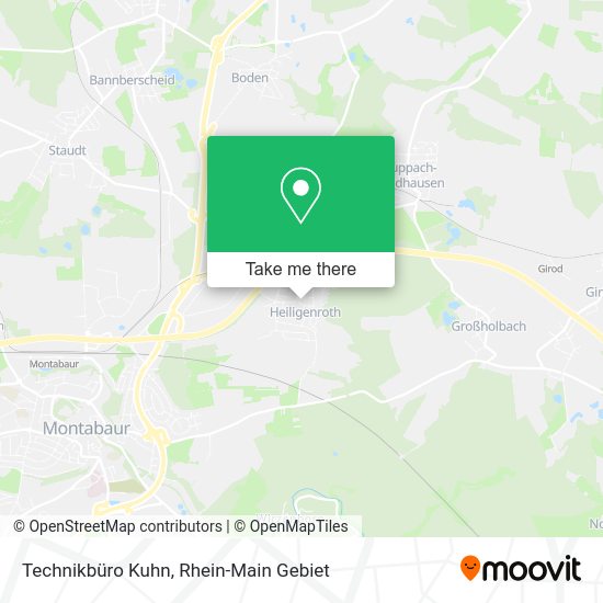 Карта Technikbüro Kuhn