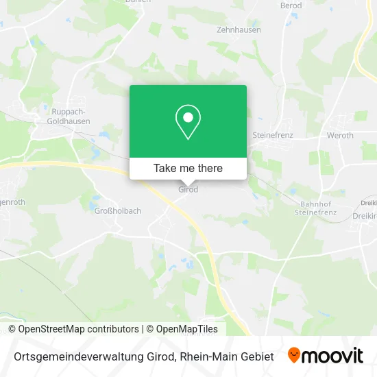 Карта Ortsgemeindeverwaltung Girod