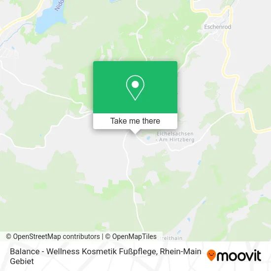 Карта Balance - Wellness Kosmetik Fußpflege