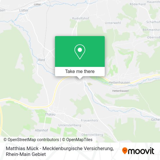 Карта Matthias Mück - Mecklenburgische Versicherung