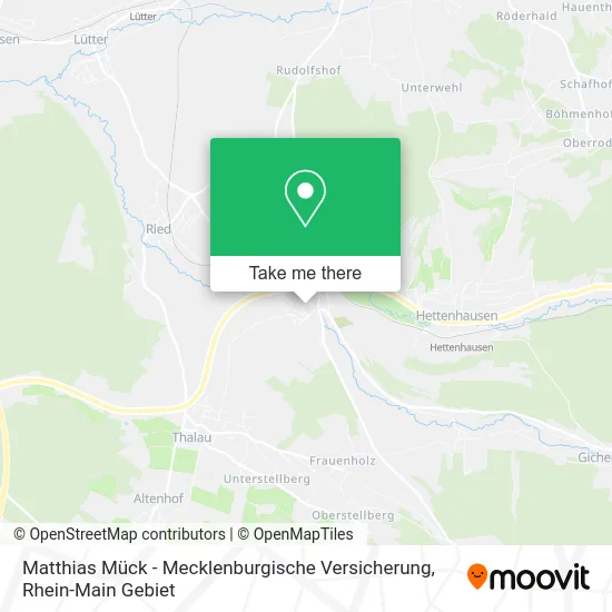 Карта Matthias Mück - Mecklenburgische Versicherung