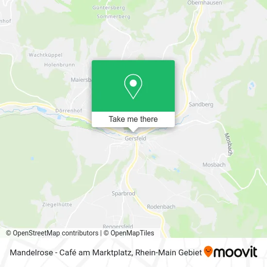 Карта Mandelrose - Café am Marktplatz