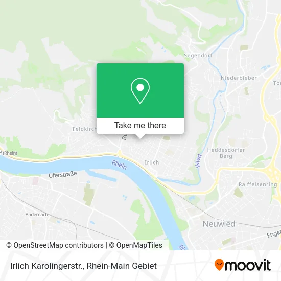 Карта Irlich Karolingerstr.