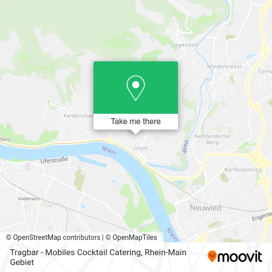 Карта Tragbar - Mobiles Cocktail Catering