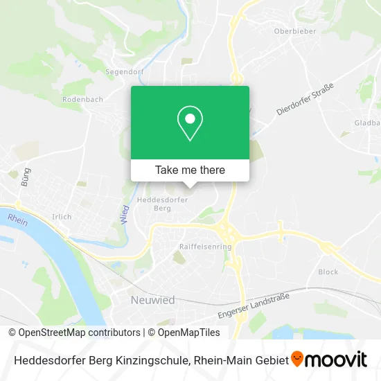 Карта Heddesdorfer Berg Kinzingschule