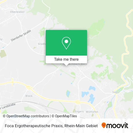 Карта Foca Ergotherapeutische Praxis