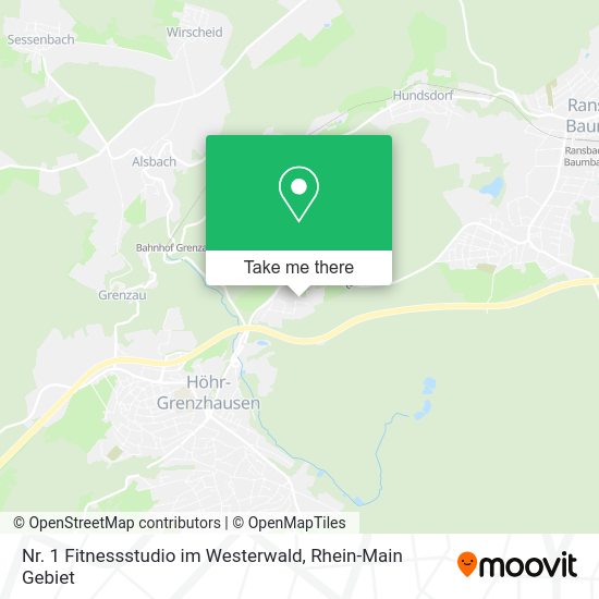 Карта Nr. 1 Fitnessstudio im Westerwald