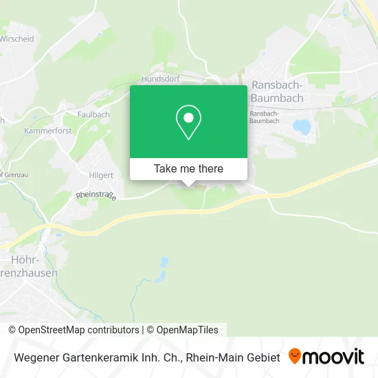 Карта Wegener Gartenkeramik Inh. Ch.