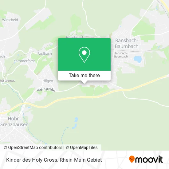Карта Kinder des Holy Cross
