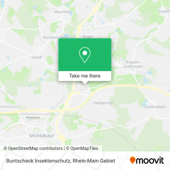 Карта Buntscheck Insektenschutz