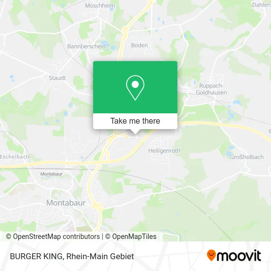 Карта BURGER KING