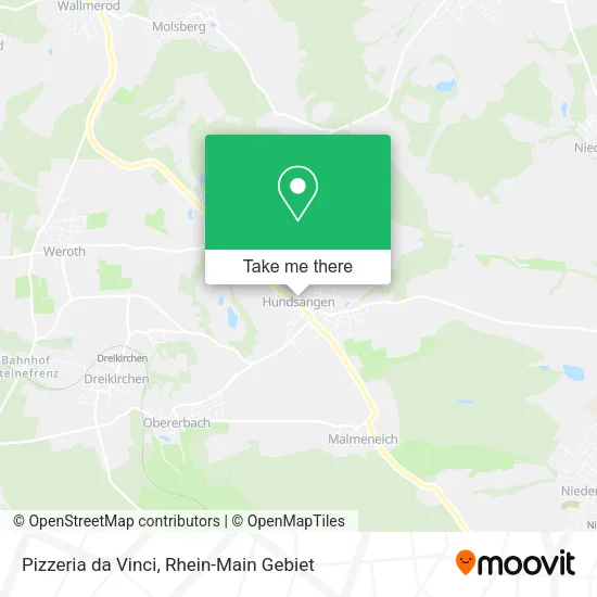 Карта Pizzeria da Vinci