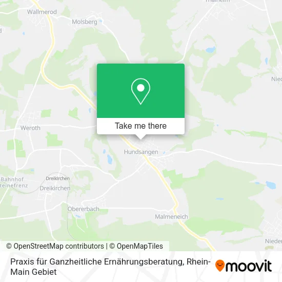 Карта Praxis für Ganzheitliche Ernährungsberatung