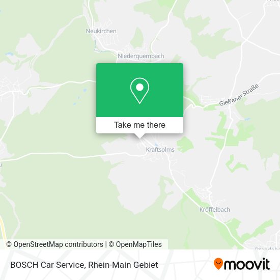 Карта BOSCH Car Service