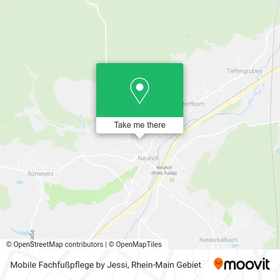 Карта Mobile Fachfußpflege by Jessi