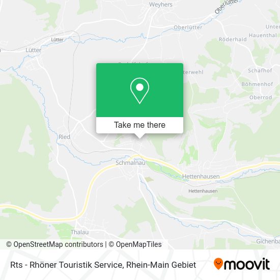 Карта Rts - Rhöner Touristik Service