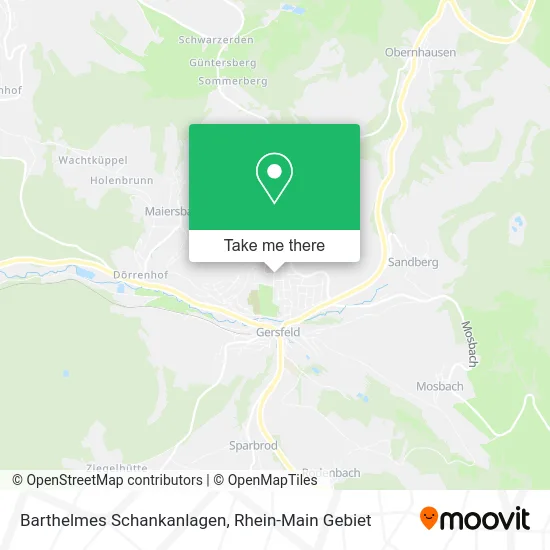Карта Barthelmes Schankanlagen