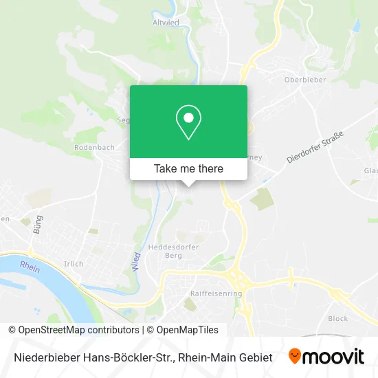 Карта Niederbieber Hans-Böckler-Str.