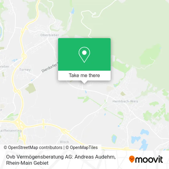 Карта Ovb Vermögensberatung AG: Andreas Audehm