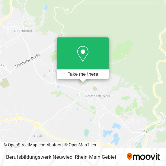 Карта Berufsbildungswerk Neuwied
