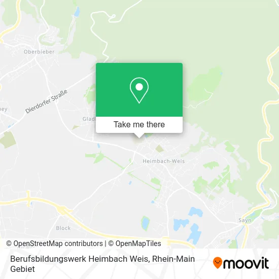 Карта Berufsbildungswerk Heimbach Weis