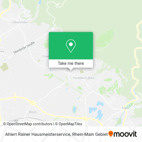Карта Ahlert Rainer Hausmeisterservice