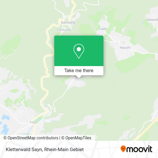 Карта Kletterwald Sayn