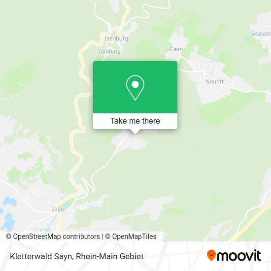 Карта Kletterwald Sayn