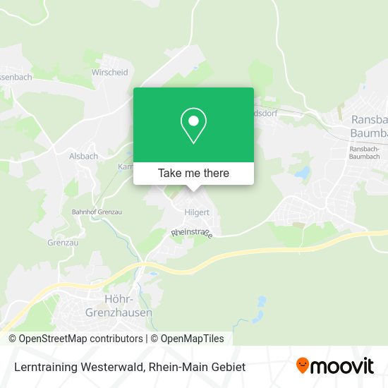 Карта Lerntraining Westerwald
