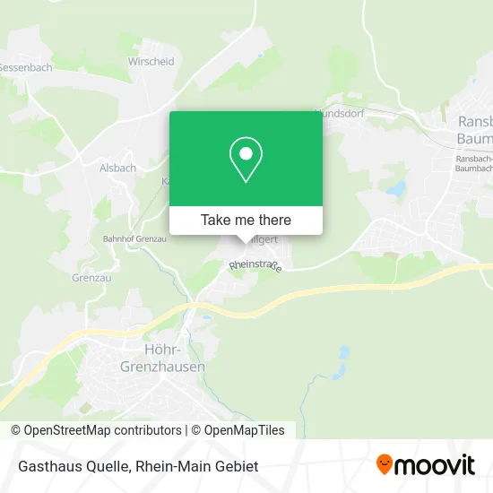 Карта Gasthaus Quelle