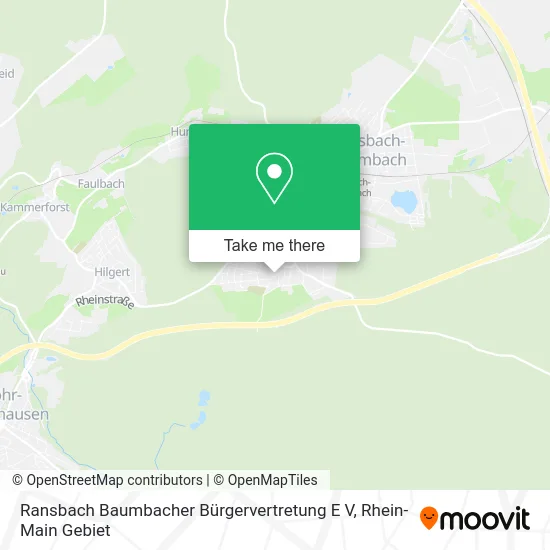 Карта Ransbach Baumbacher Bürgervertretung E V