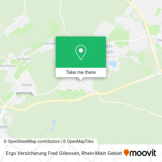 Карта Ergo Versicherung Fred Gillessen