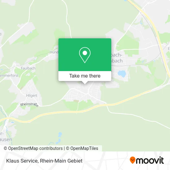 Klaus Service map
