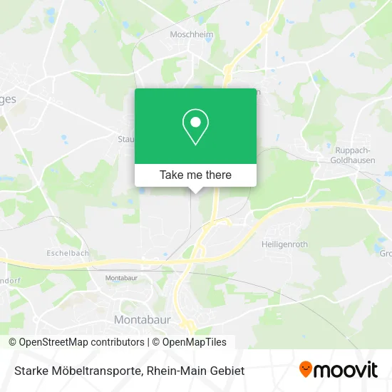 Карта Starke Möbeltransporte