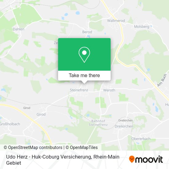 Карта Udo Herz - Huk-Coburg Versicherung