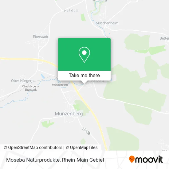 Карта Moseba Naturprodukte