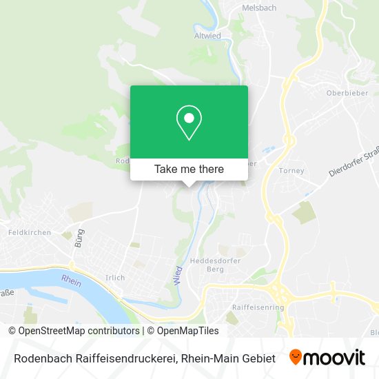 Карта Rodenbach Raiffeisendruckerei