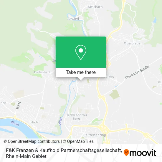 Карта F&K Franzen & Kaufhold Partnerschaftsgesellschaft