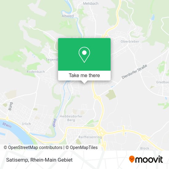 Карта Satisemp